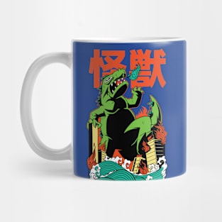 Japanese Style Kaiju Monster Manga Mug